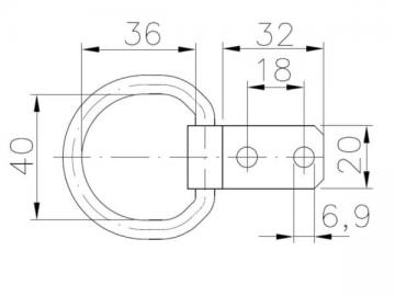 Петля крепления груза U-03 SPP